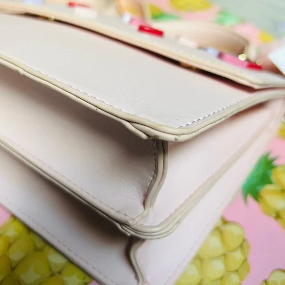 💗🧸 Betsey Johnson Candy Heart Handbag & Gummy Bear Wallet & Heart Charm NWT - Picture 9 of 16